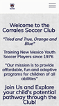 Mobile Screenshot of corralessoccerclub.org